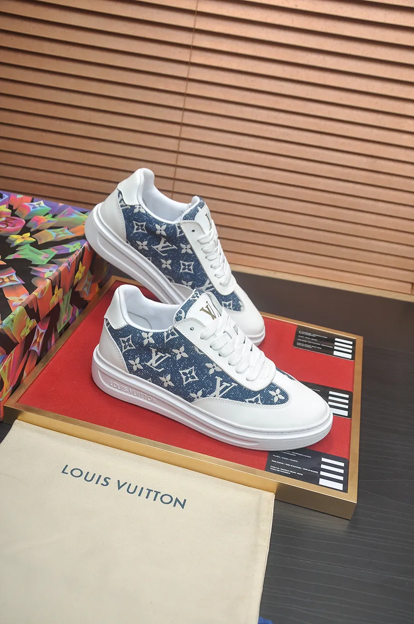 Men's shoes 💰540💶[LOUIS VUITTON] Original order price (water-dyed cowhide lining) new model 🍀LV Louis Vuitton * - top version of LV classic trendy shoes! Made of imported original cowhide, water-dyed cowhide lining, and original wear-resistant rubber outsole! High quality products! Code number 38-45 (45 is custom-made and cannot be returned or exchanged)